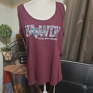 Comfort Colors Maroon Texas A&M Tank Top